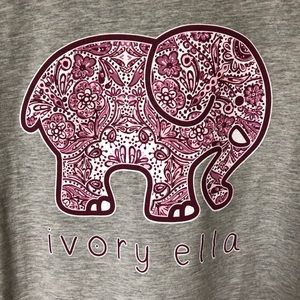 Ivory Ella Regular Fit Rosemale Tee